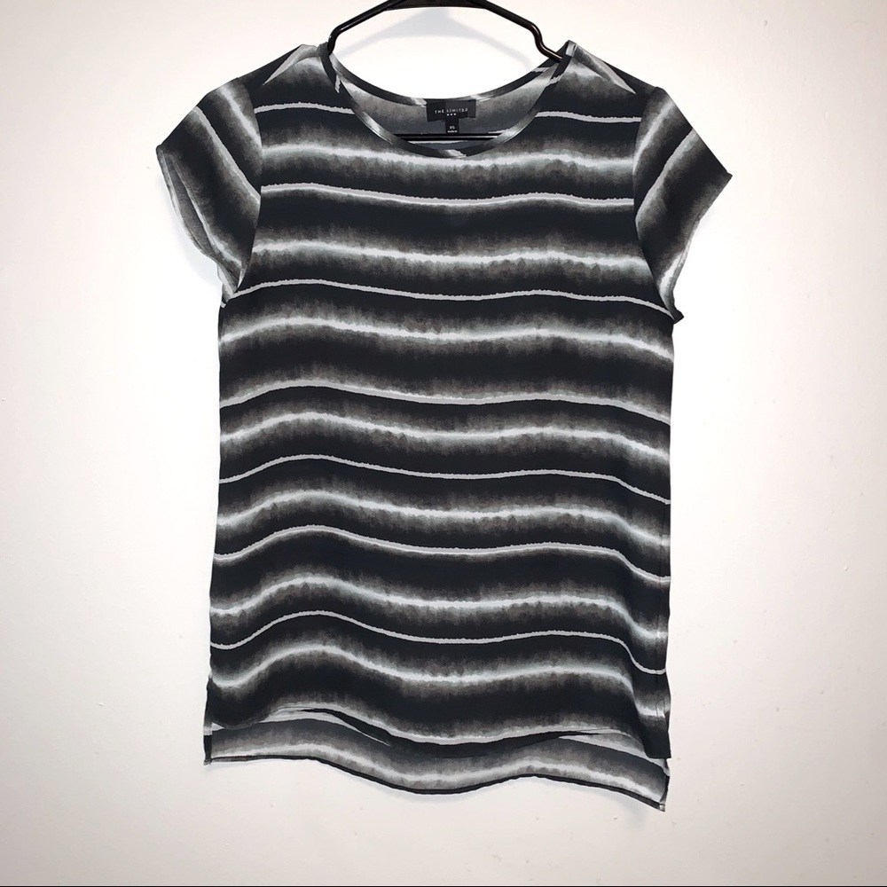 The Limited Green and Black Blouse Size XS